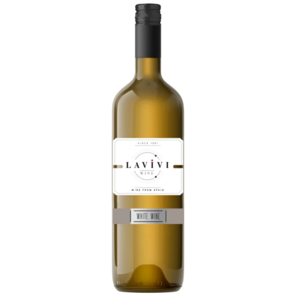 Wino Lavivi Semi Dry White Macabeo białe półwytrawne 750 ml