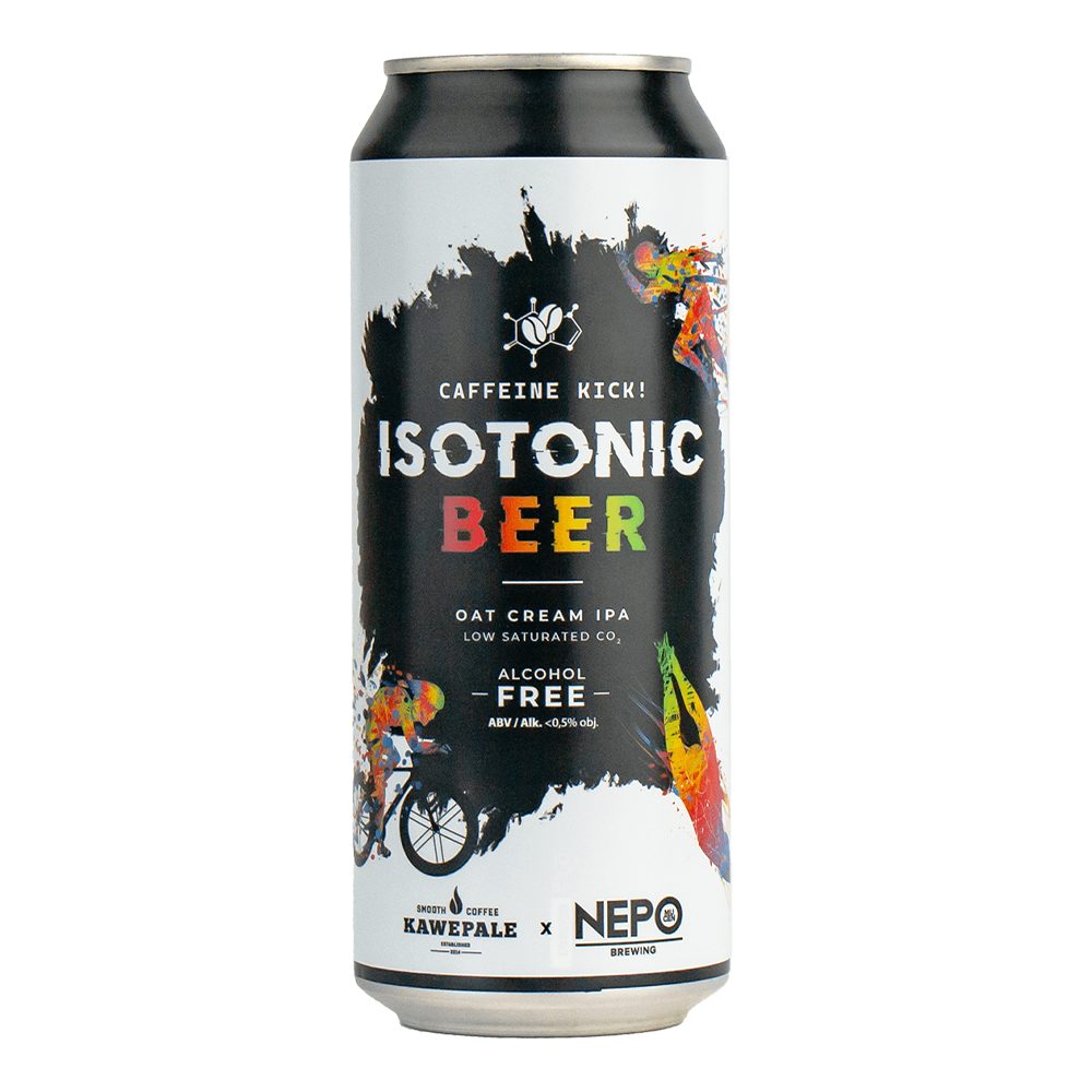 Piwo Nepo Isotonic Beer 0,5% 500 ml puszka