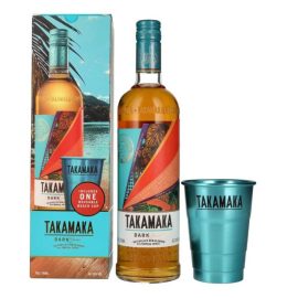 Rum Takamaka Dark Spiced + kubek 38% 700 ml