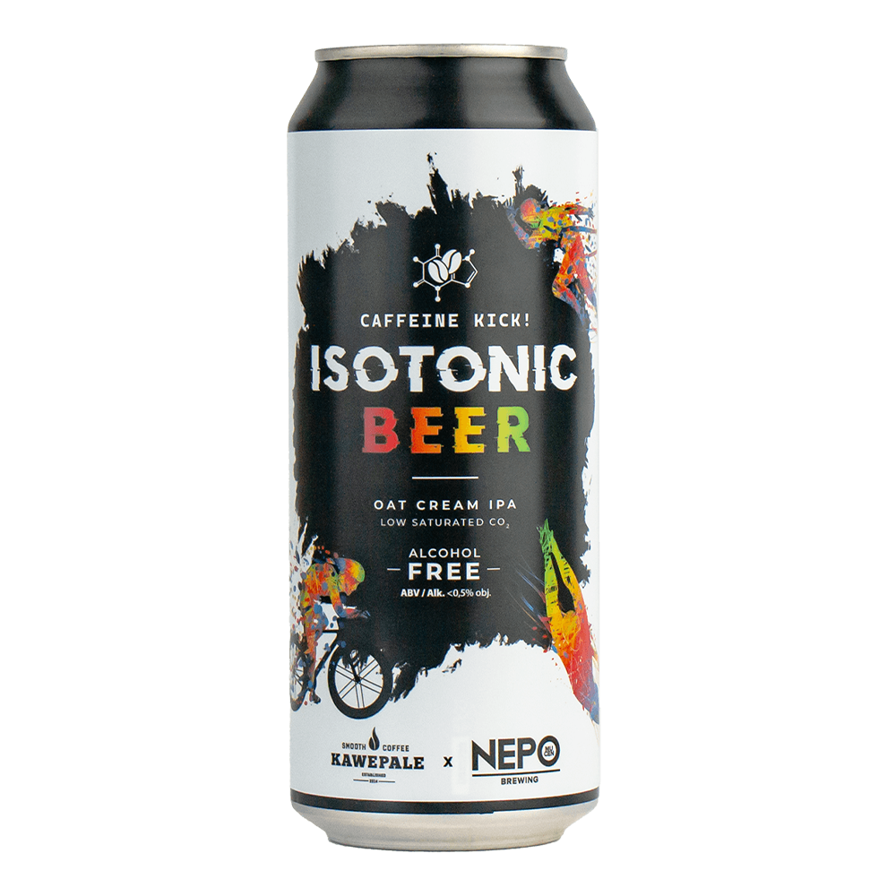 Piwo Nepo Isotonic Beer 0,5% 500 ml puszka