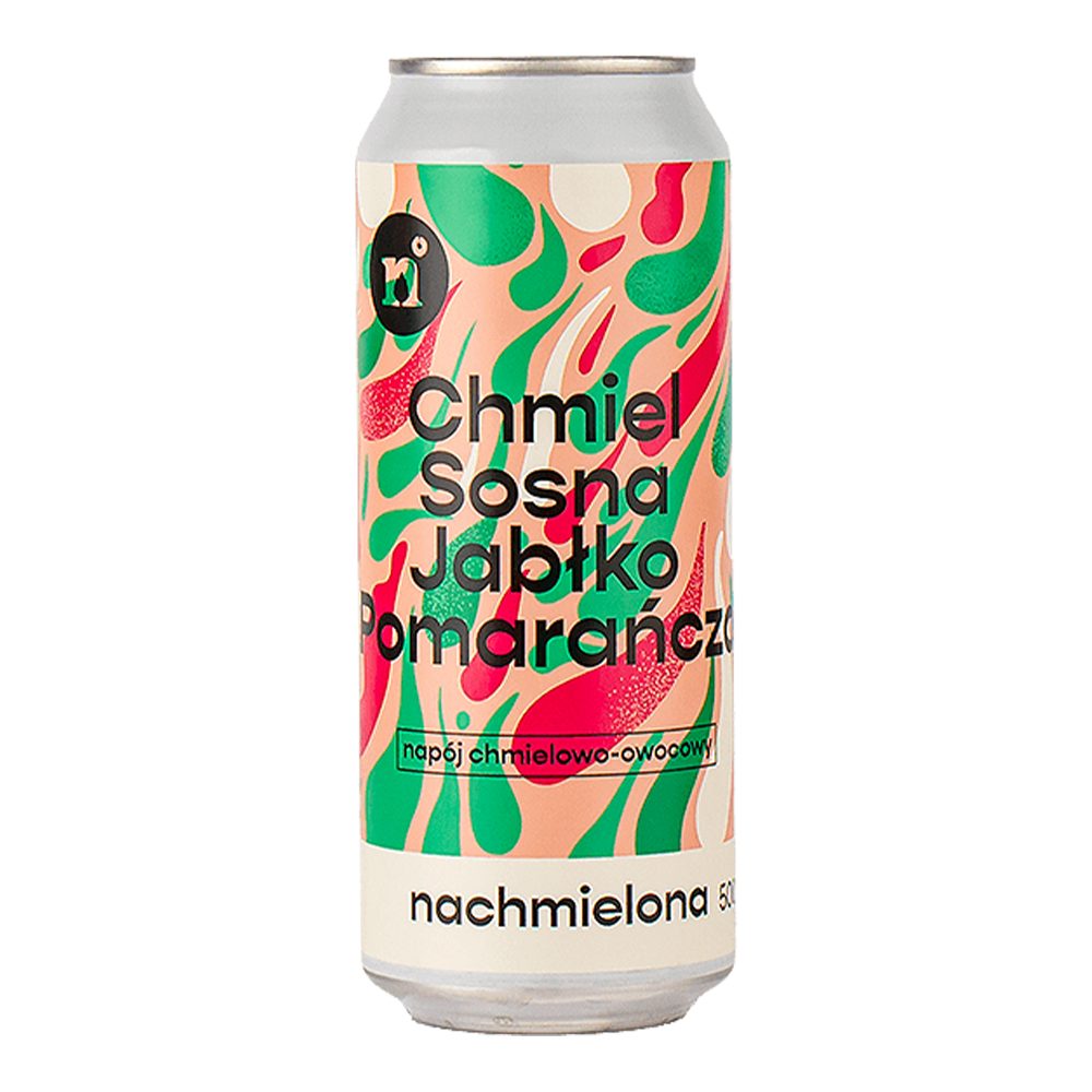 Piwo Nepo Nachmielona Chmiel+Sosna+Jabłko+Pomarańcza 0% 500 ml puszka