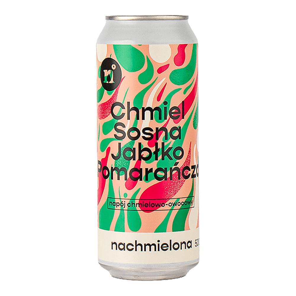 Piwo Nepo Nachmielona Chmiel+Sosna+Jabłko+Pomarańcza 0% 500 ml puszka