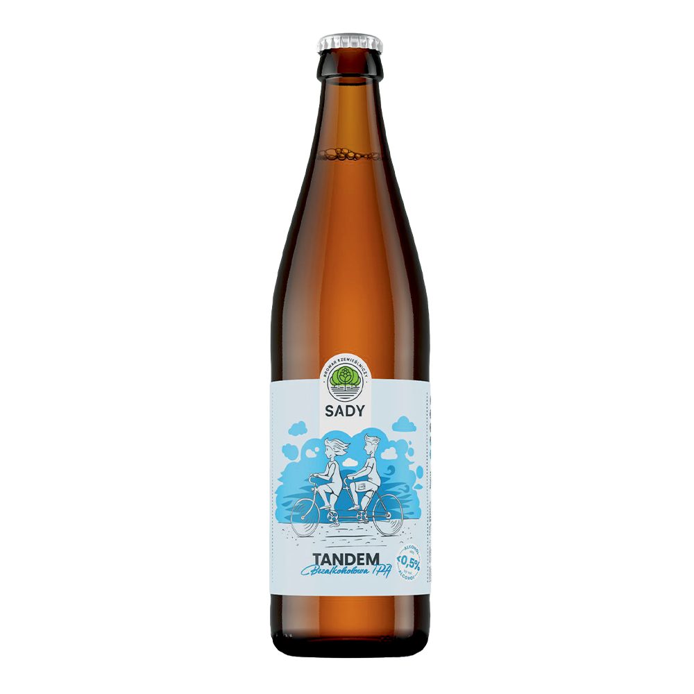 Piwo Sady Tandem 0,5% 500 ml