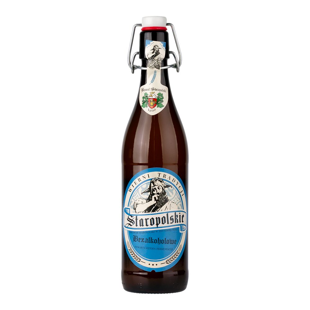 Piwo Staropolski Staropolskie Bezalkoholowe 0,5% 500 ml