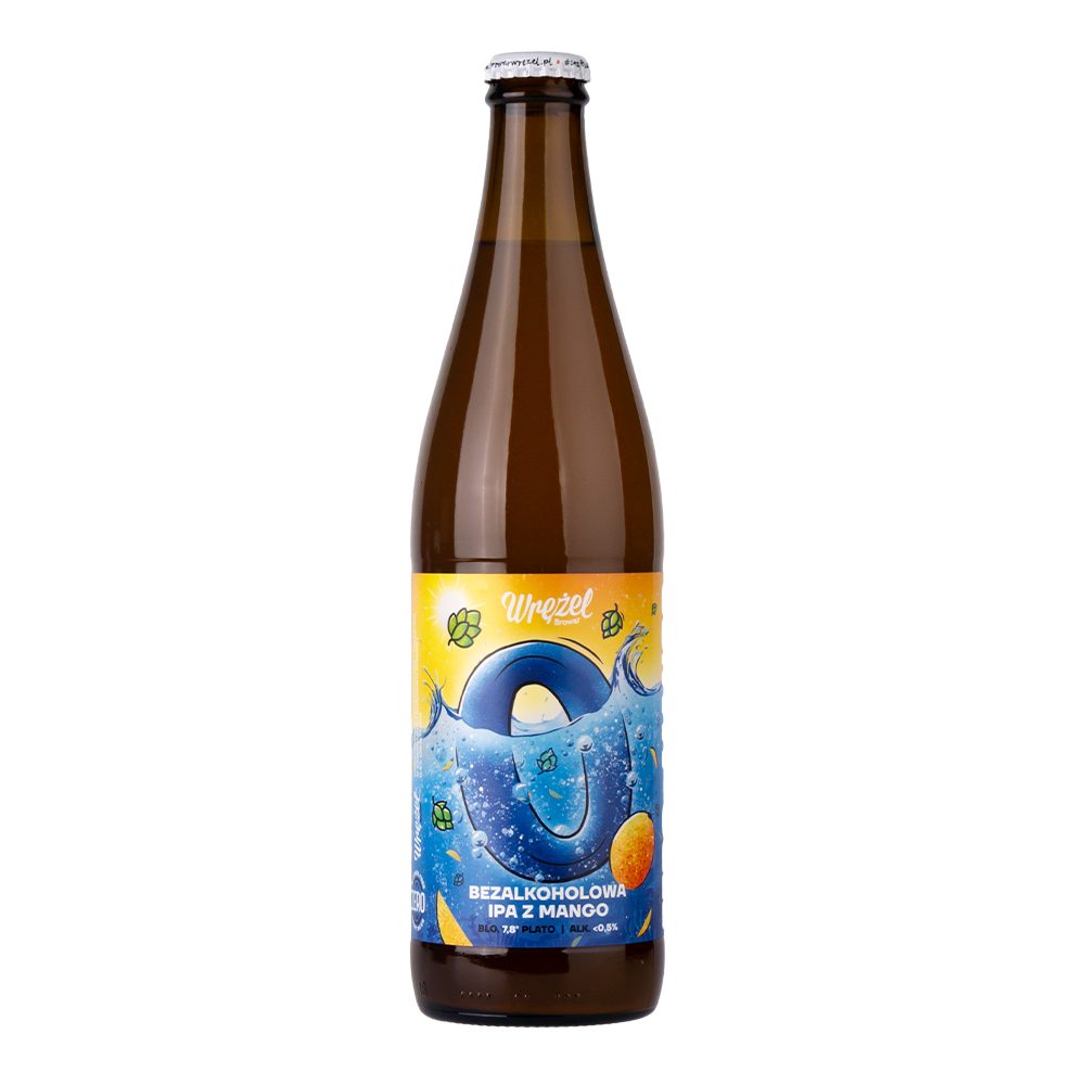 Piwo Wrężel Zero Z Mango 0,5% 500 ml
