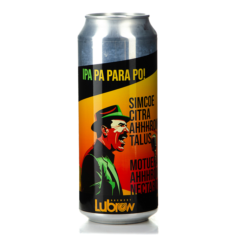 Piwo lubrow ipa pa para po! 5,6% 500 ml puszka
