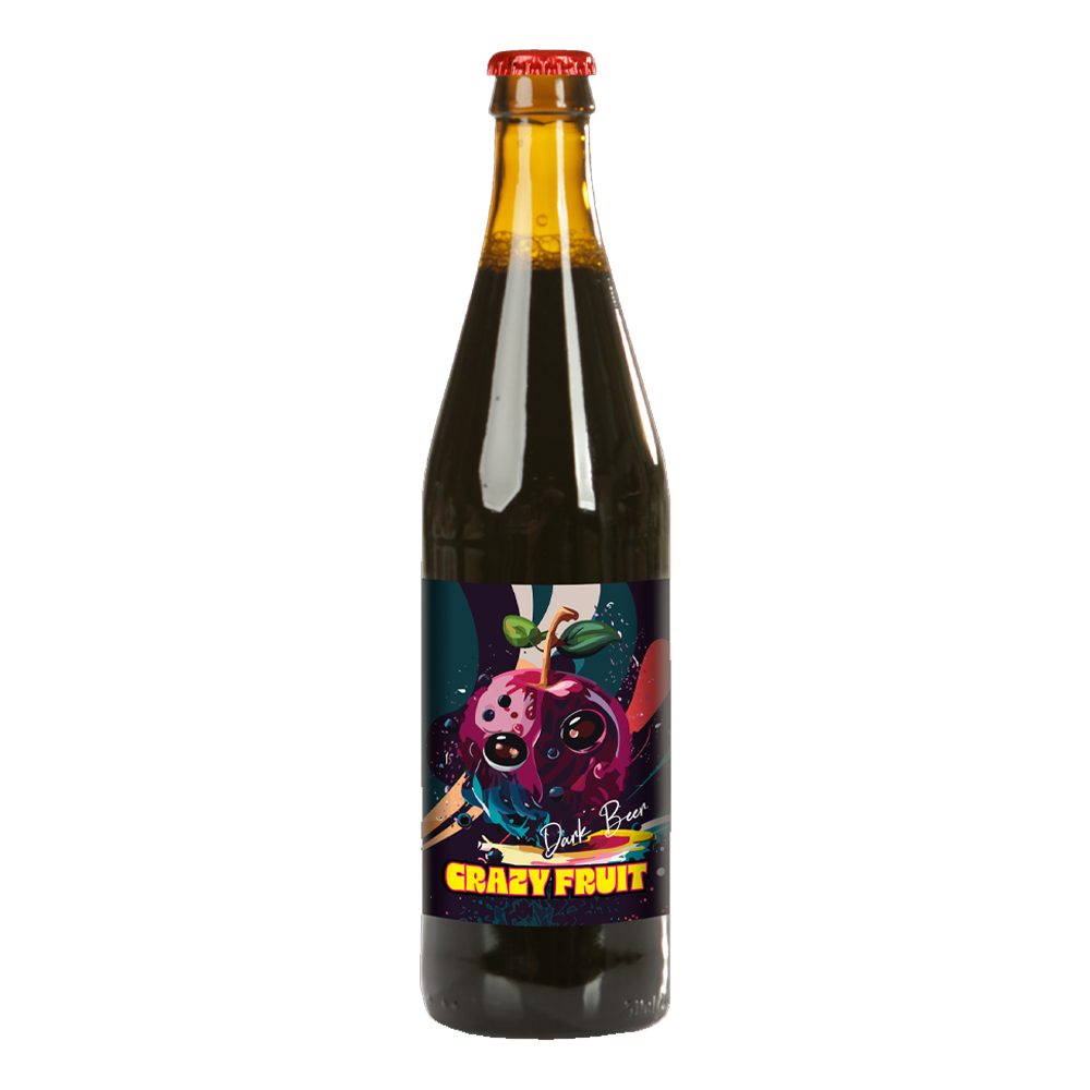 Piwo Staropolski Crazy Fruit: dark beer 5,8% 500 ml