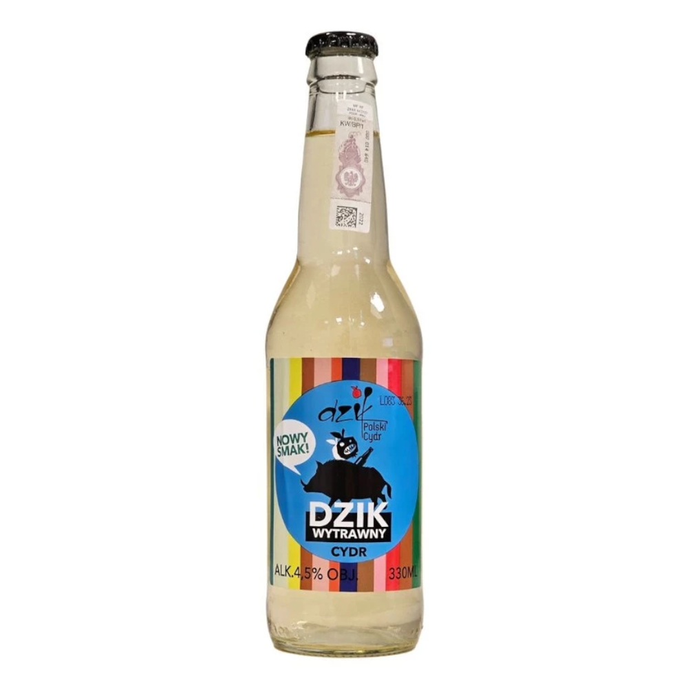Cydr Dzik Wytrawny butelka 4,5% 330 ml