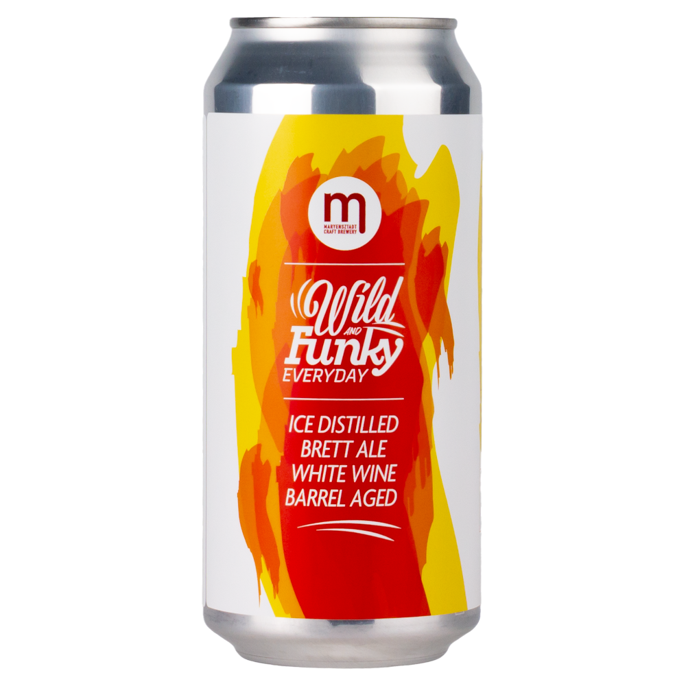 Piwo Maryensztadt Wild & Funky Ice Distilled Brett Ale White Wine BA 17,8% 440 ml puszka