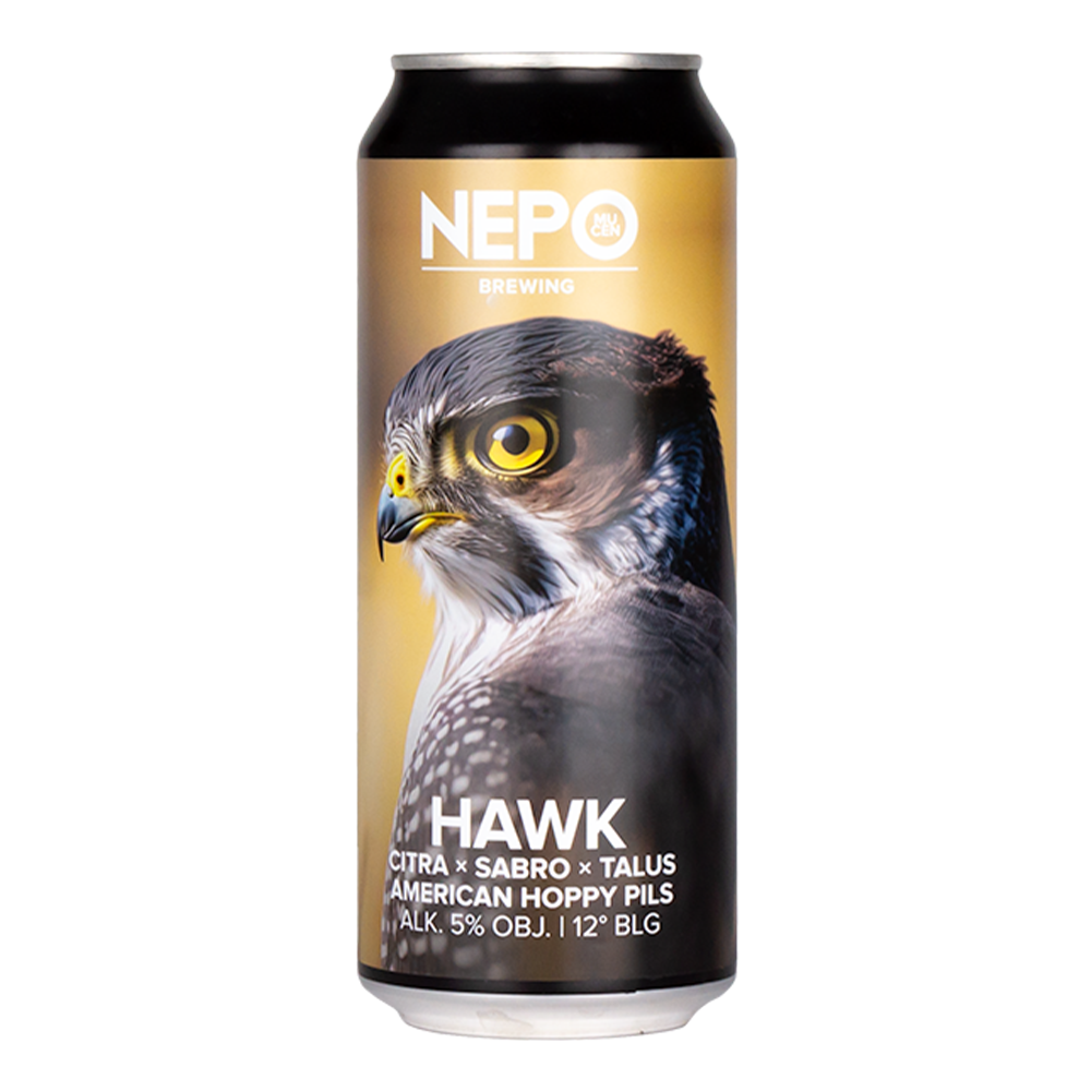 Piwo Nepo Hawk 5% 500 ml puszka
