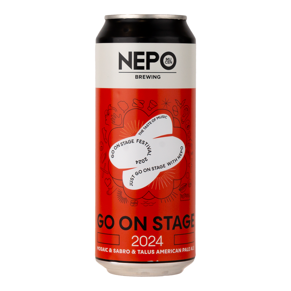 Piwo Nepo Go on Stage 4,9% 500 ml puszka