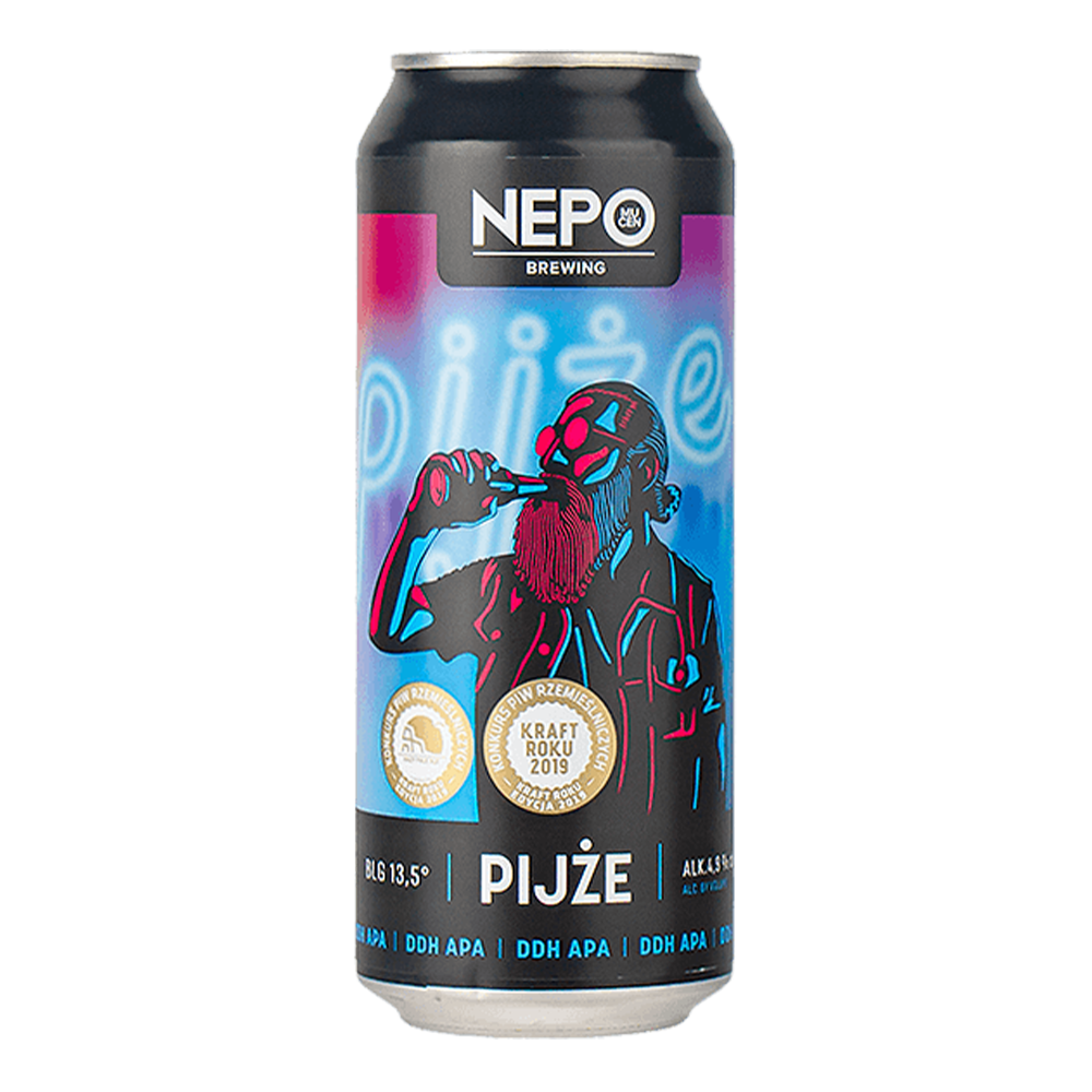 Piwo Nepo Pijże 4,4% 500 ml puszka