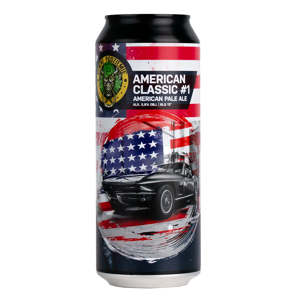 Piwo Piwne Podziemie American Classic #1 5,6% 500 ml puszka