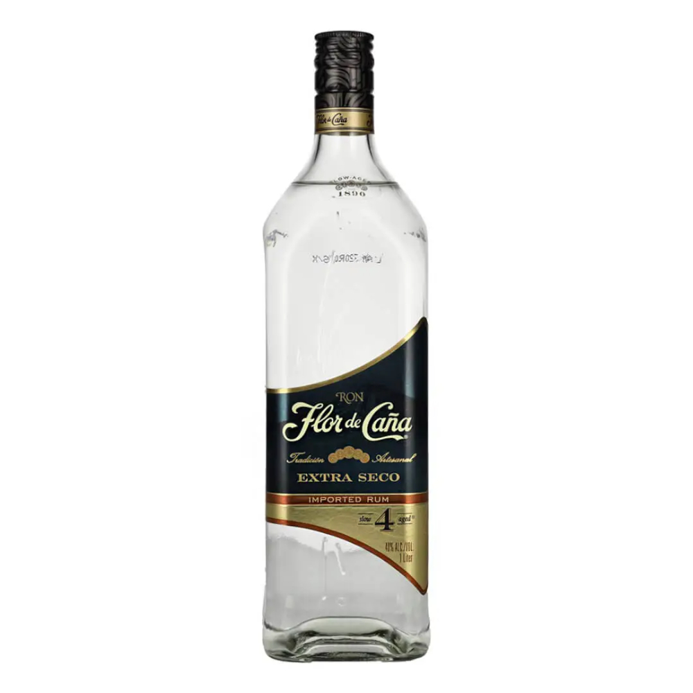 Rum Flor De Cana 4 YO Extra Seco 40% 1000 ml
