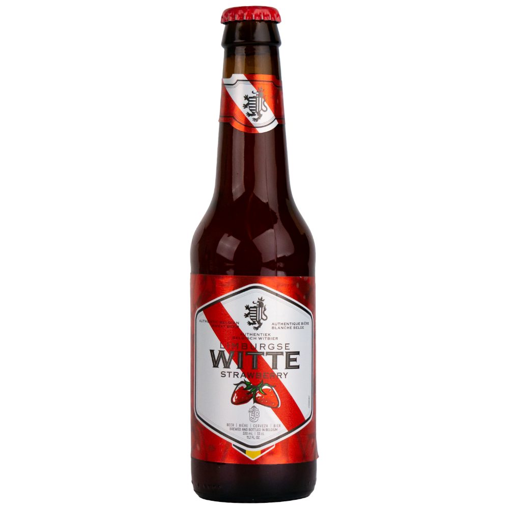 Piwo Limburgse Witte Strawberry 4,2% 330 ml