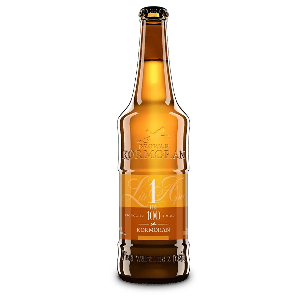 Piwo Kormoran 1 na 100 Pigwowiec + Miód 1% 500 ml