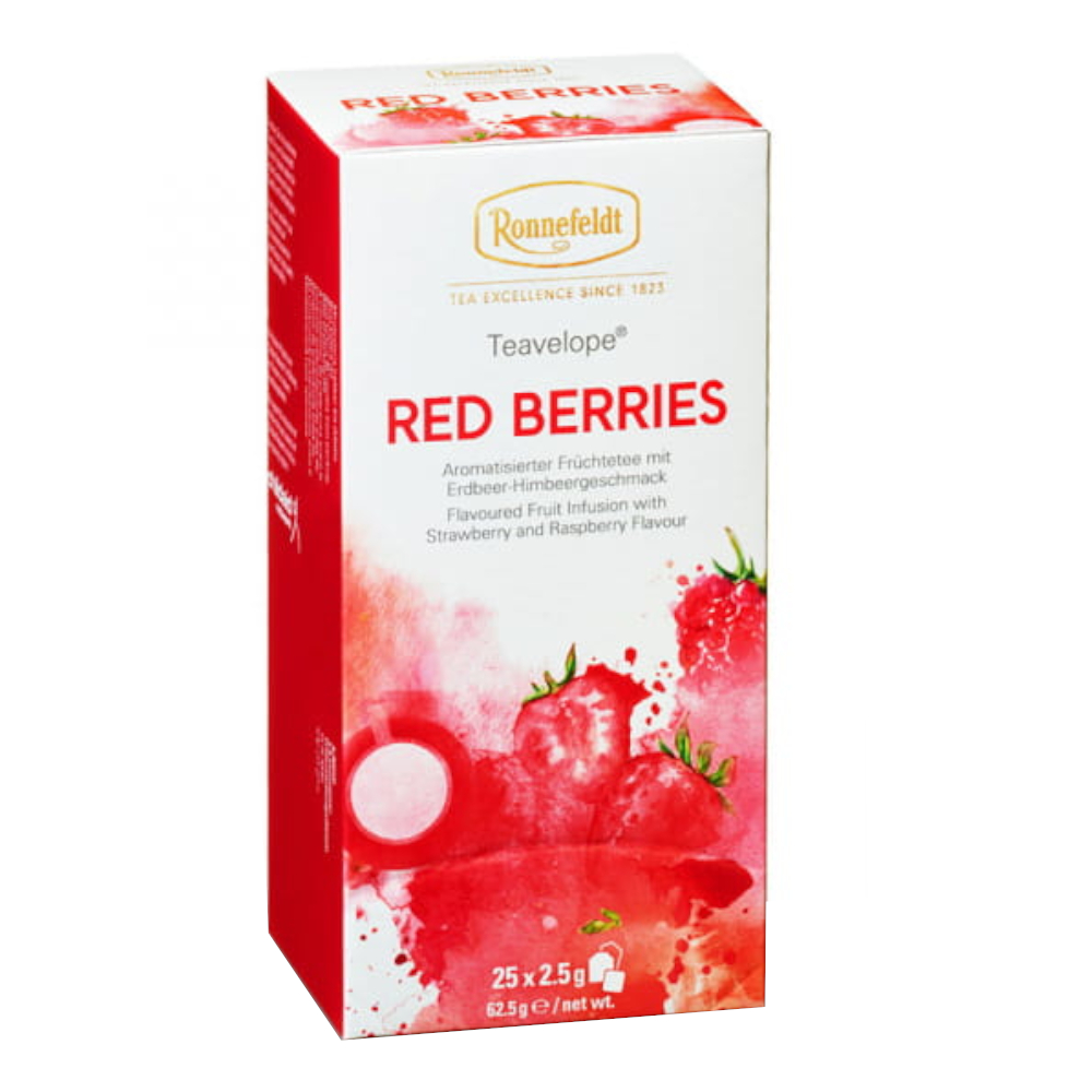 Herbata Ronnefeldt Tv Red Berries Owocowa Maliny, Truskawki, Jabłko, Hibiskus