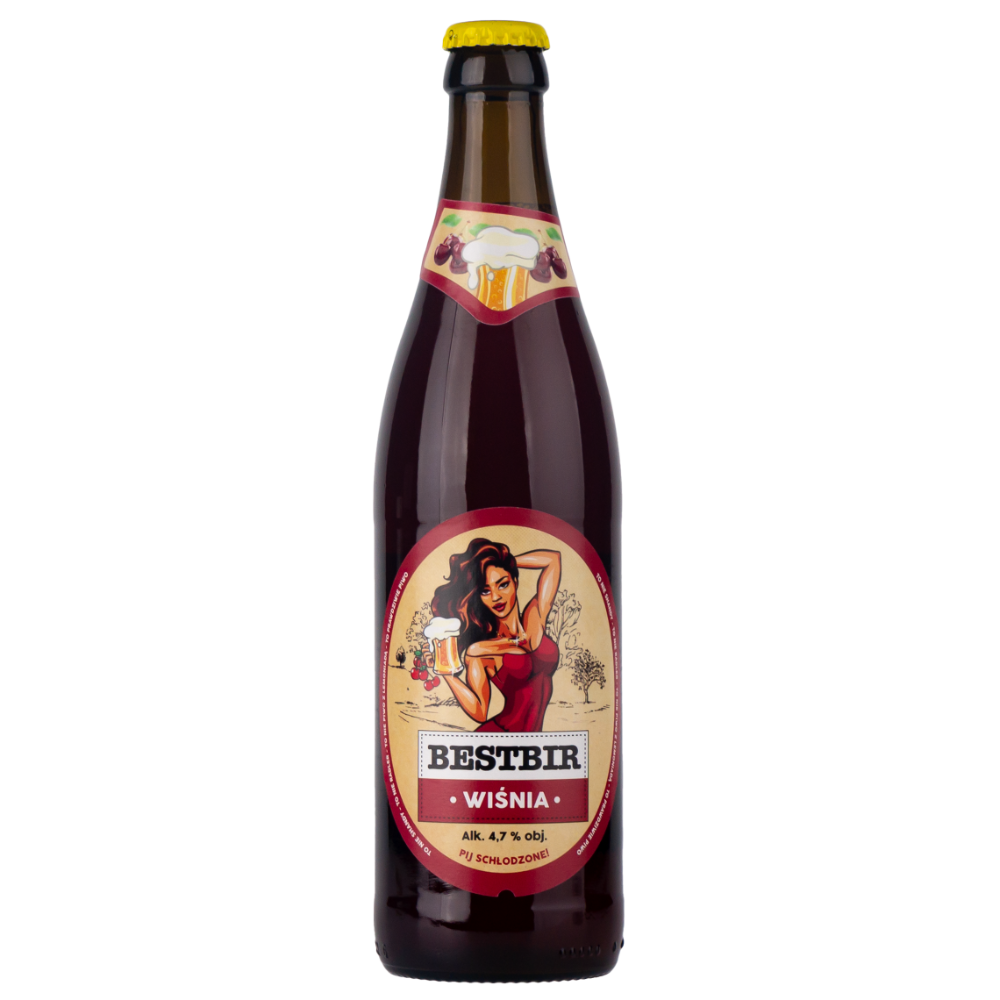 Piwo Staropolski BestBir Wiśnia 4,7% 500 ml