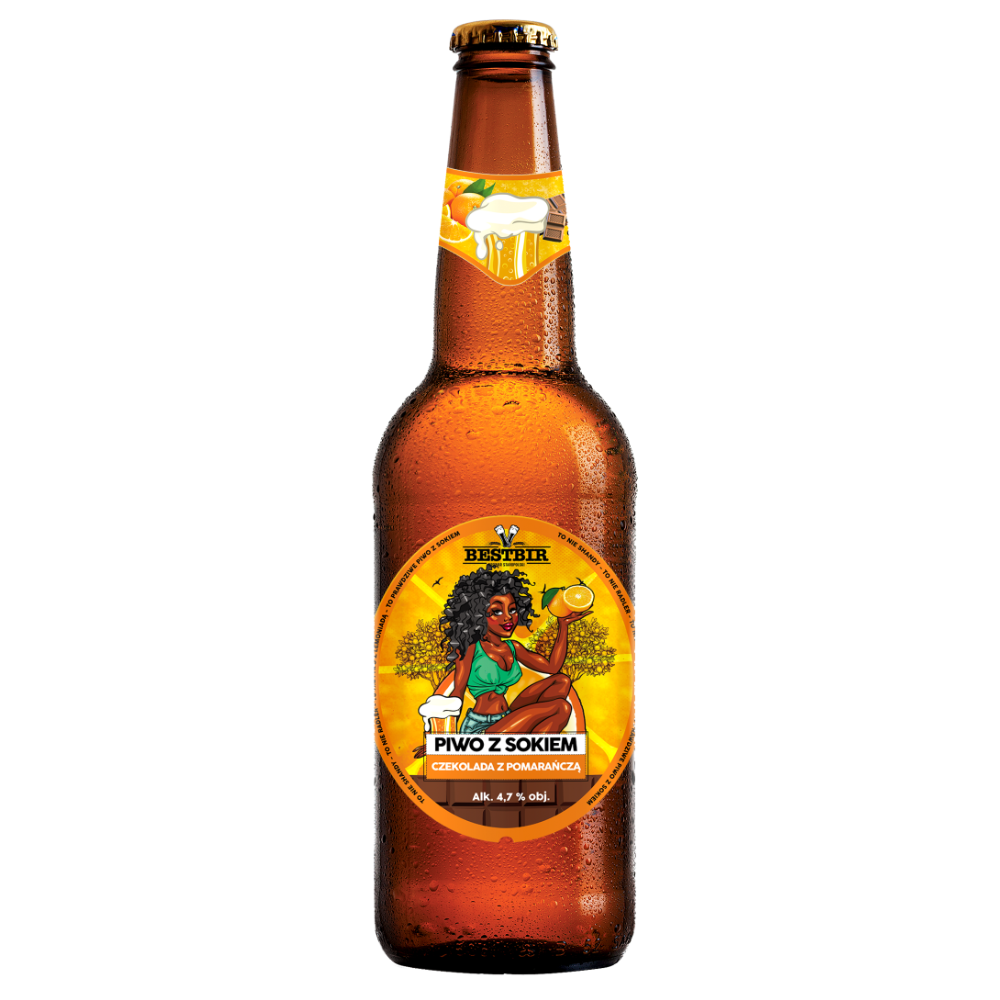 Piwo Staropolski BestBir Czekolada z Pomarańczą 4,7% 500 ml