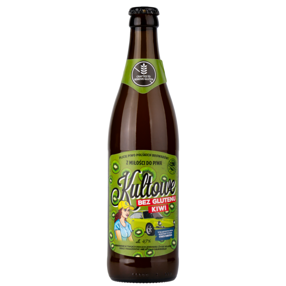 Piwo Staropolski Kultowe Bez Glutenu Kiwi 4,7% 500 ml