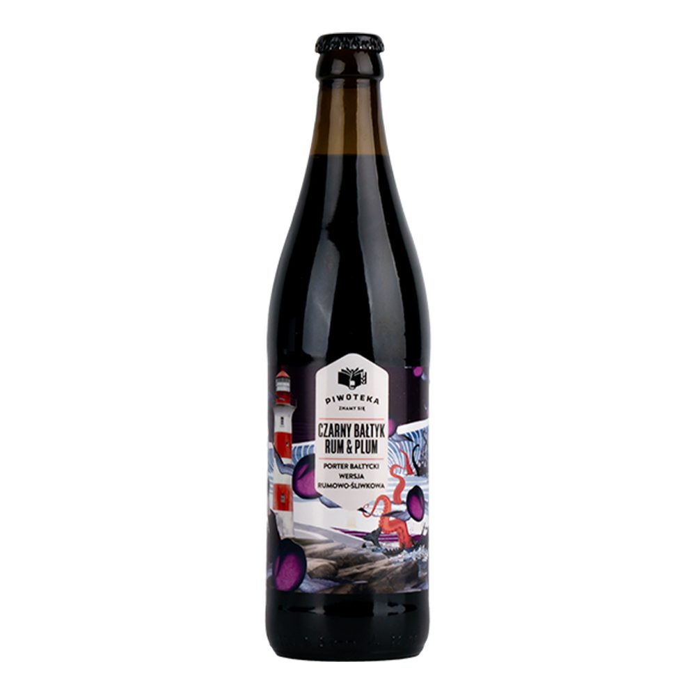 Piwo Piwoteka Czarny Bałtyk Rum & Plum 9,4% 500 ml