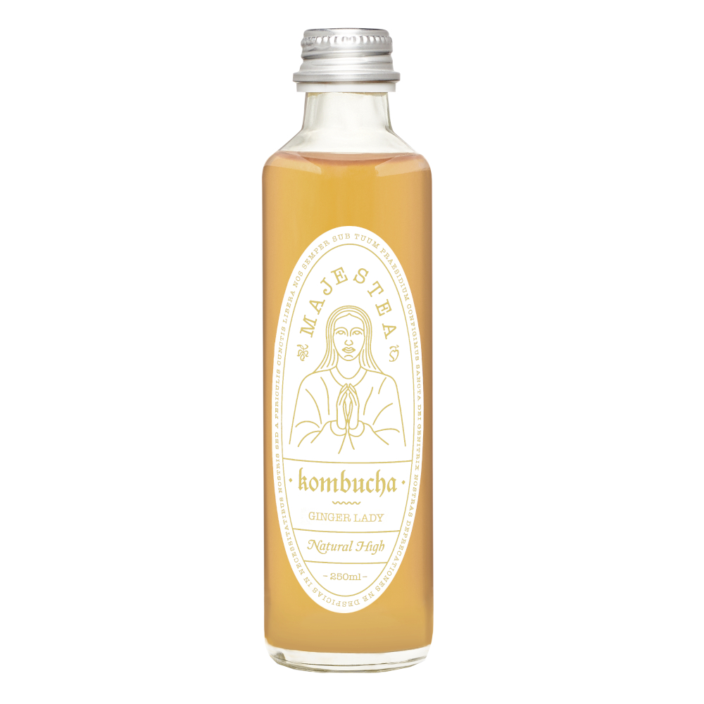 Kombucha Majestea Bio Ginger Imbirowa 250 ml