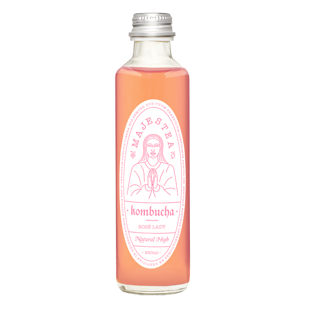 Kombucha Majestea Bio Rose 250 ml