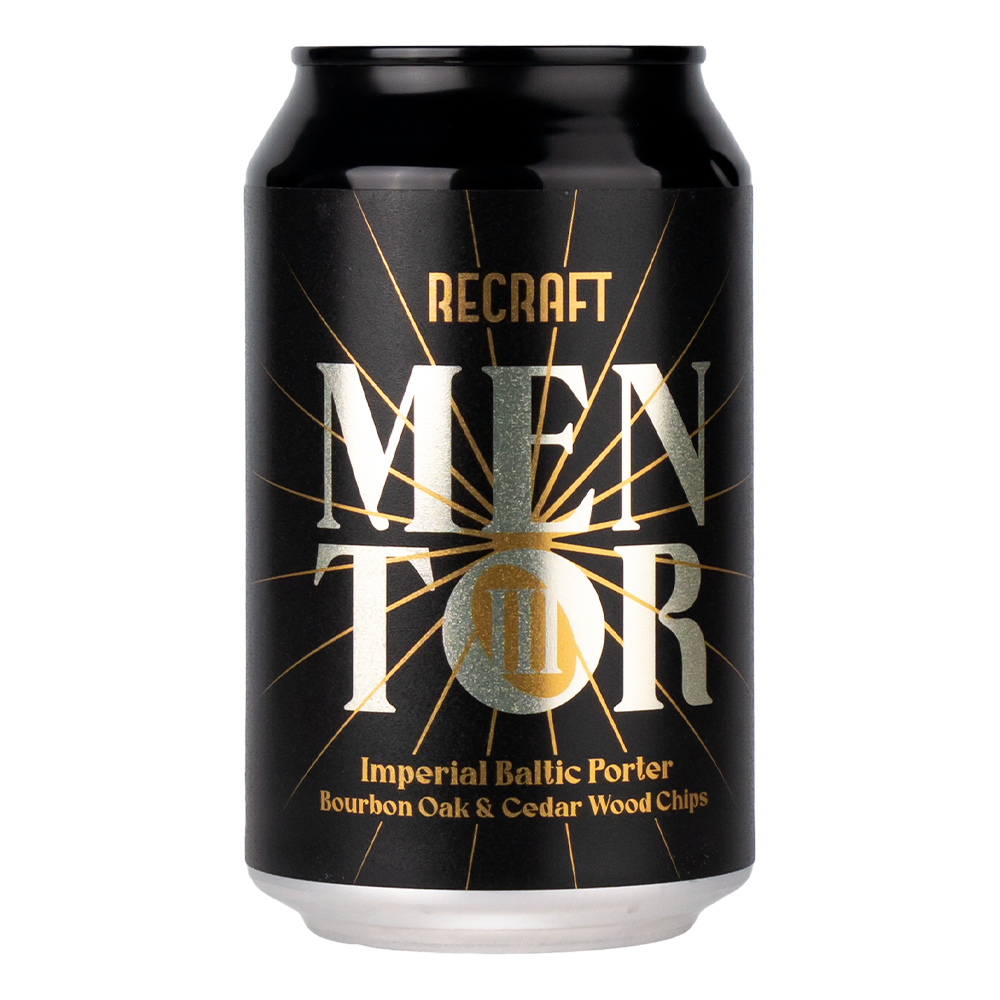 Piwo Recraft Mentor III - Bourbon Oak & Cedar Wood Chips 9,5% 330 ml puszka