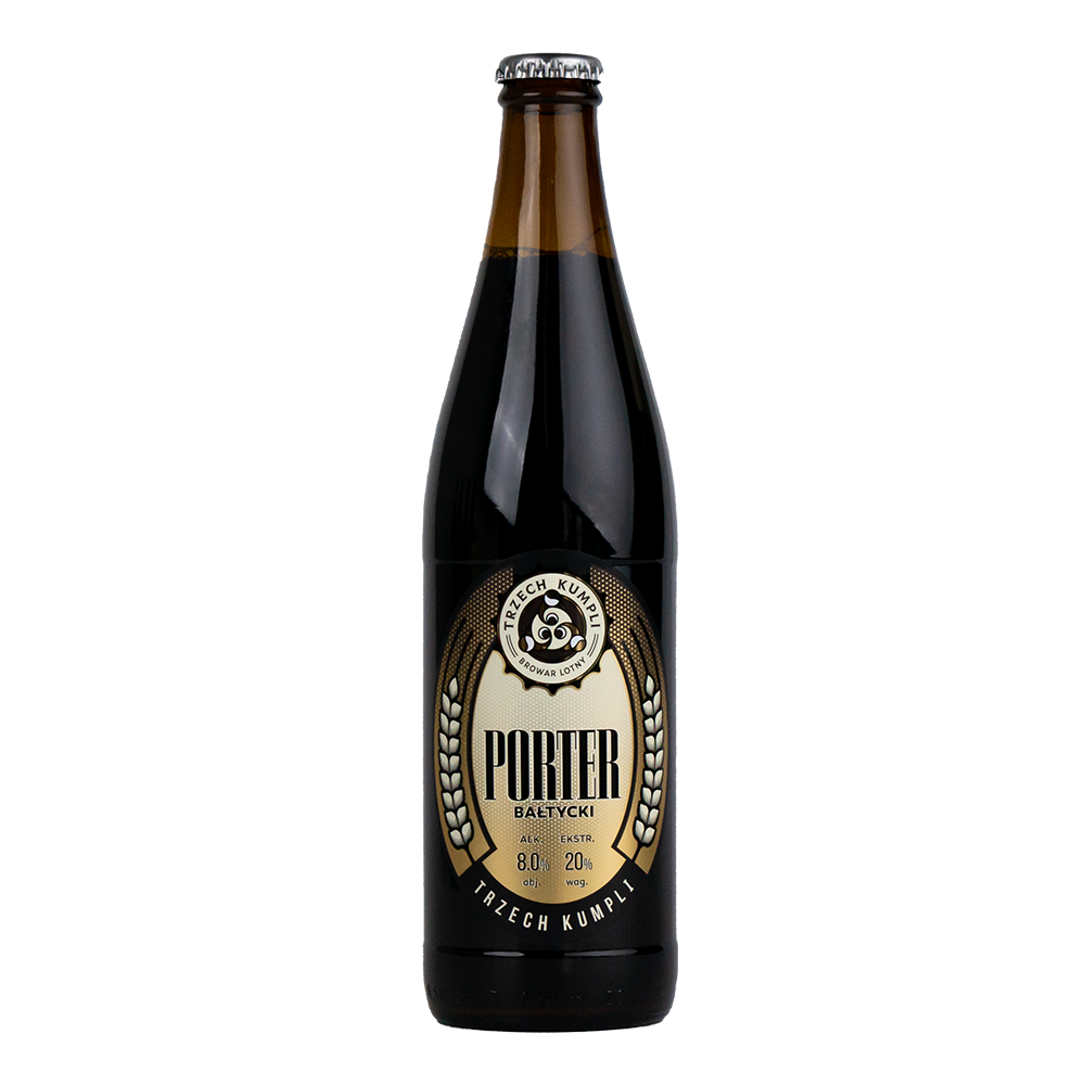 Piwo Trzech Kumpli Porter Bałtycki 8% 500 ml