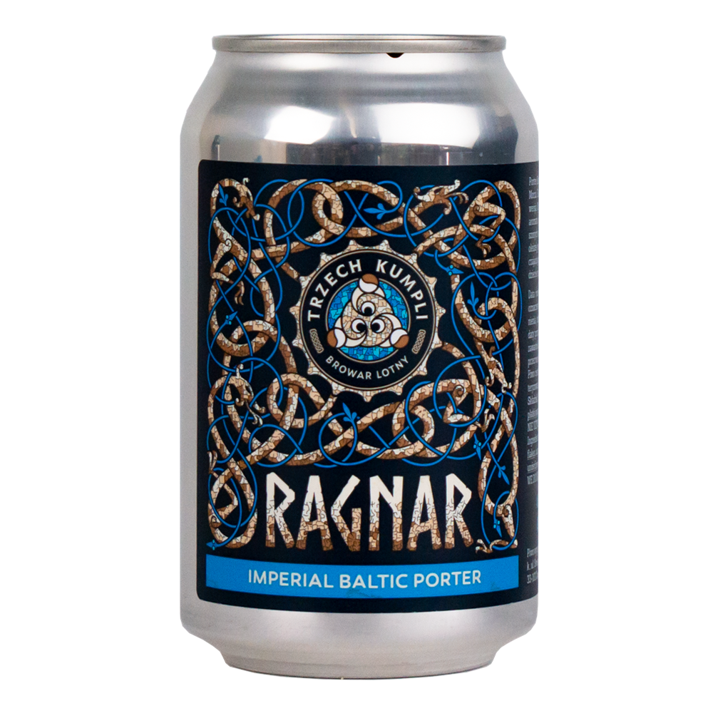 Piwo Trzech Kumpli Ragnar 10,7% 330 ml puszka