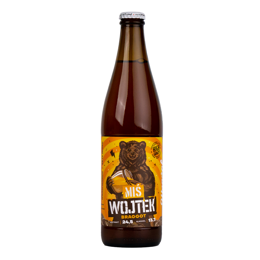 Piwo Wrężel Miś Wojtek Braggot 13,7% 500 ml