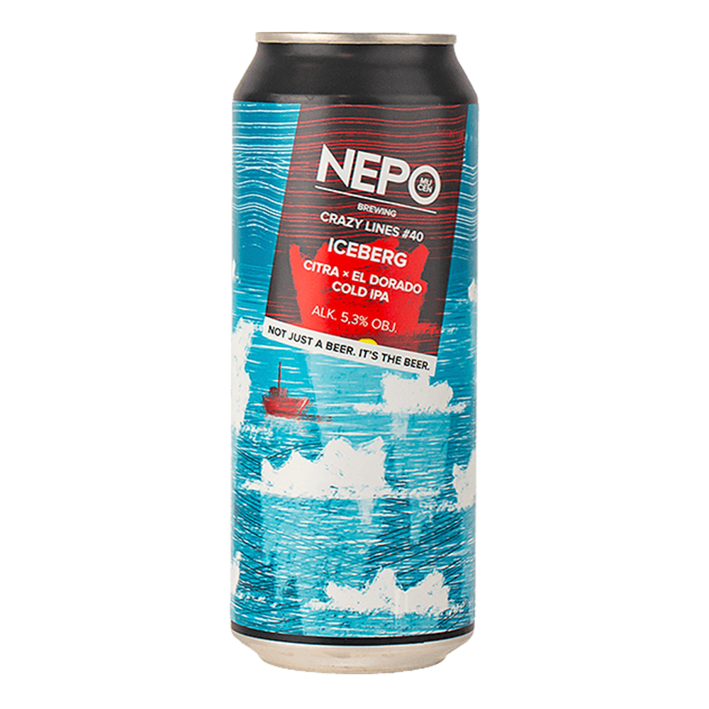 Piwo Nepo Iceberg - Crazy Lines #40 5,3% 500 ml puszka