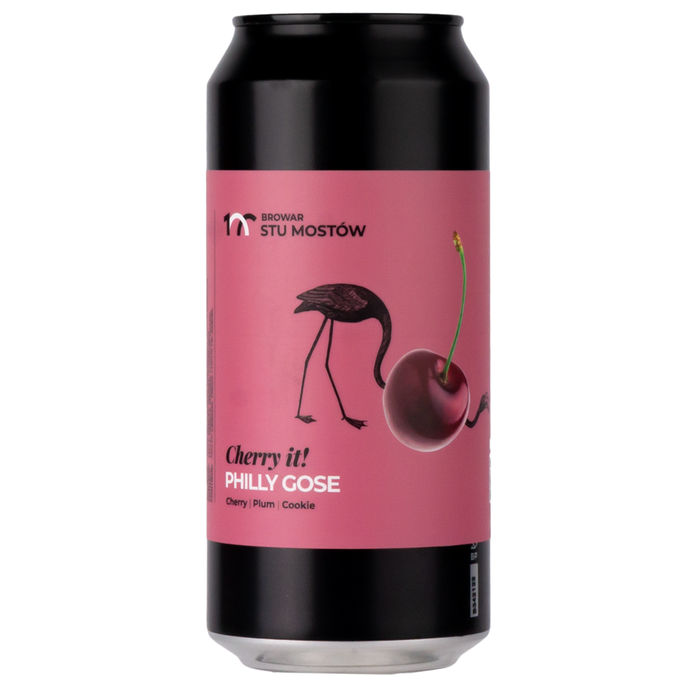 Piwo Stu Mostów Cherry It! 5,2% 440 ml puszka