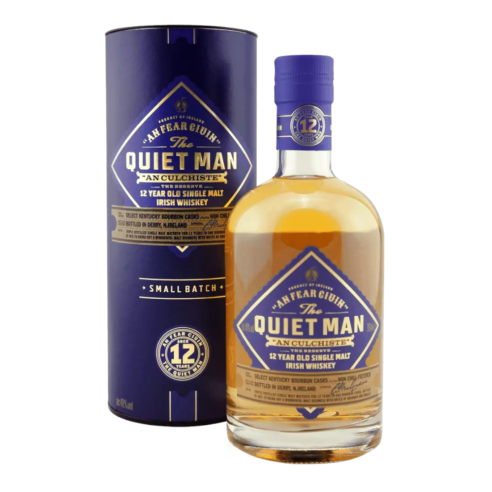 Whisky Quiet Man 12 YO An Culchiste Bourbon 46% 700 ml tuba