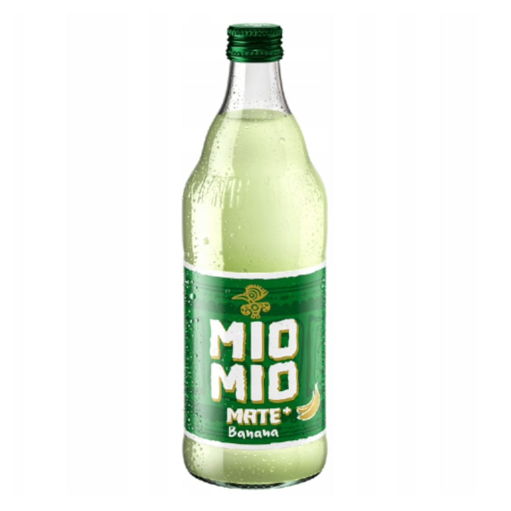 Napój Mio Mio Banan Yerba z bananem i kofeiną 500 ml butelka bezzwrotna