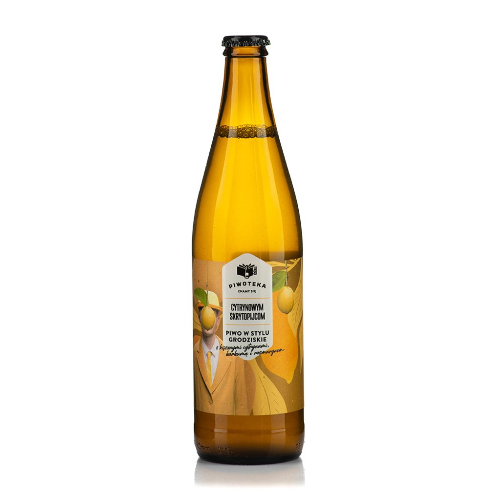 Piwo Piwoteka Cytrynowym Skrytopijcom 3% 500 ml