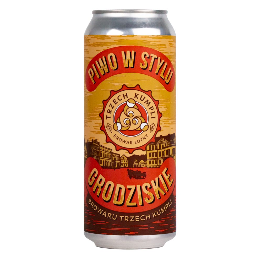 Piwo Trzech Kumpli w stylu Grodziskie 2,9% 500 ml Puszka