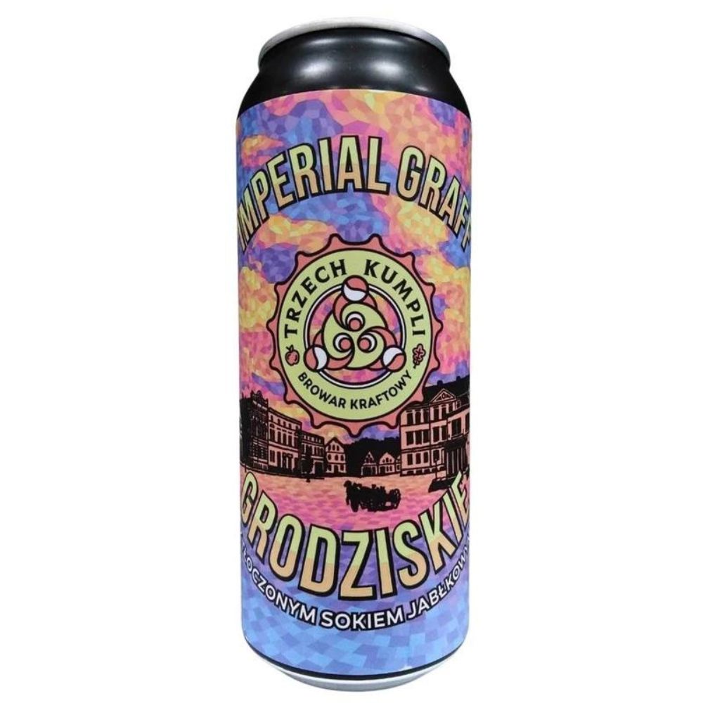 Piwo Trzech Kumpli Imperial Graff Grodziskie 3,8% 500 ml Puszka