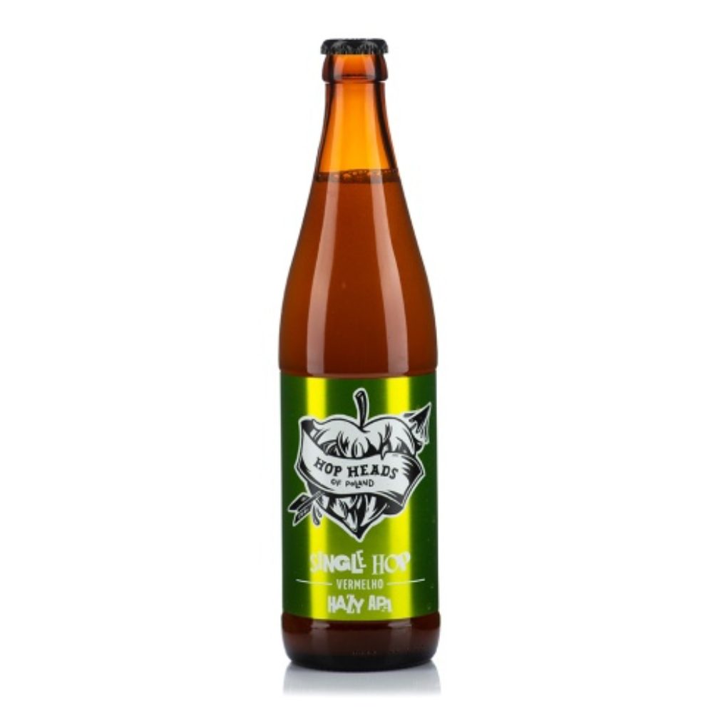 Piwo AleBrowar Single Hop Vermelho Hazy APA 5,2% 500 ml