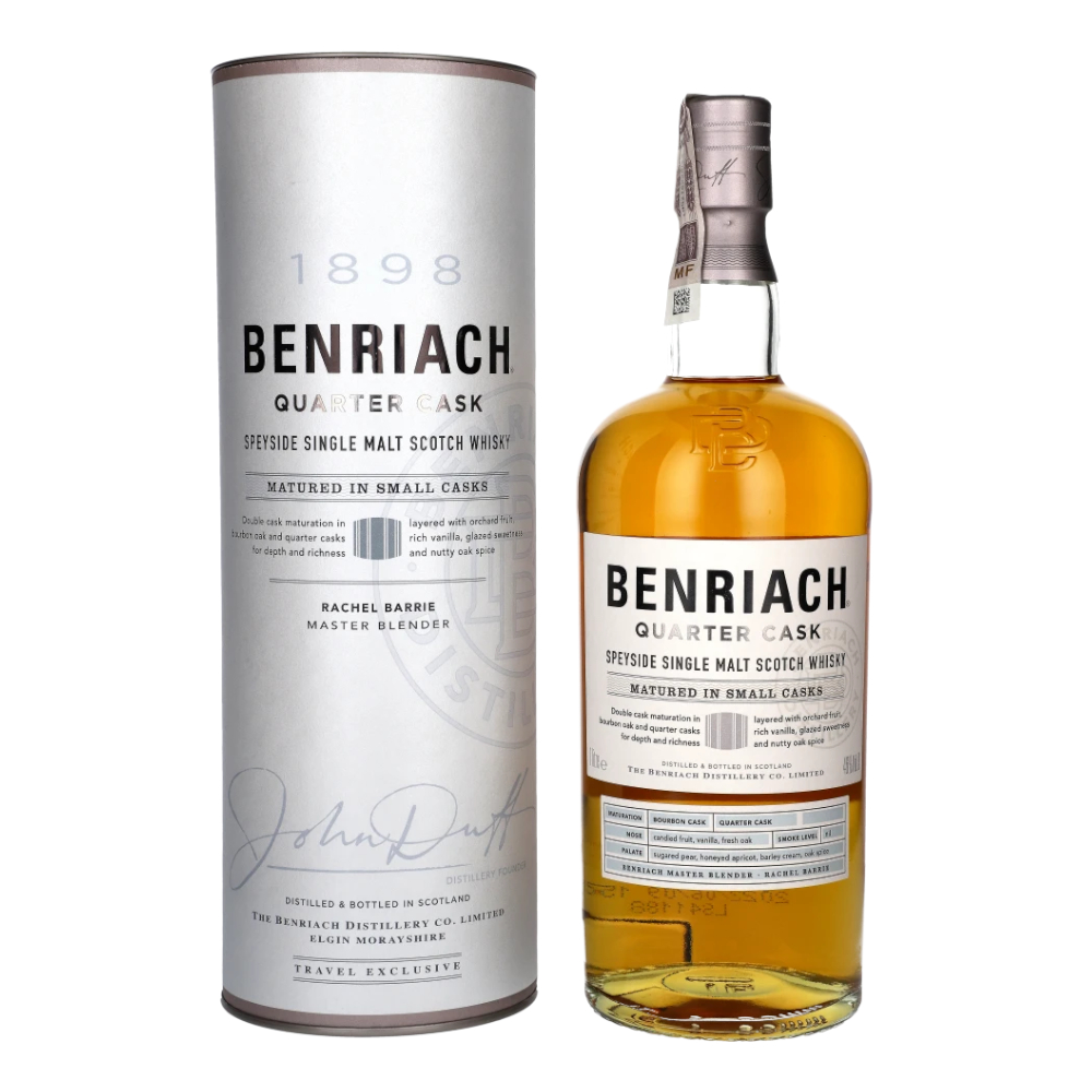 Whisky Benriach Classic Quarter Cask 46% 1000 ml tuba