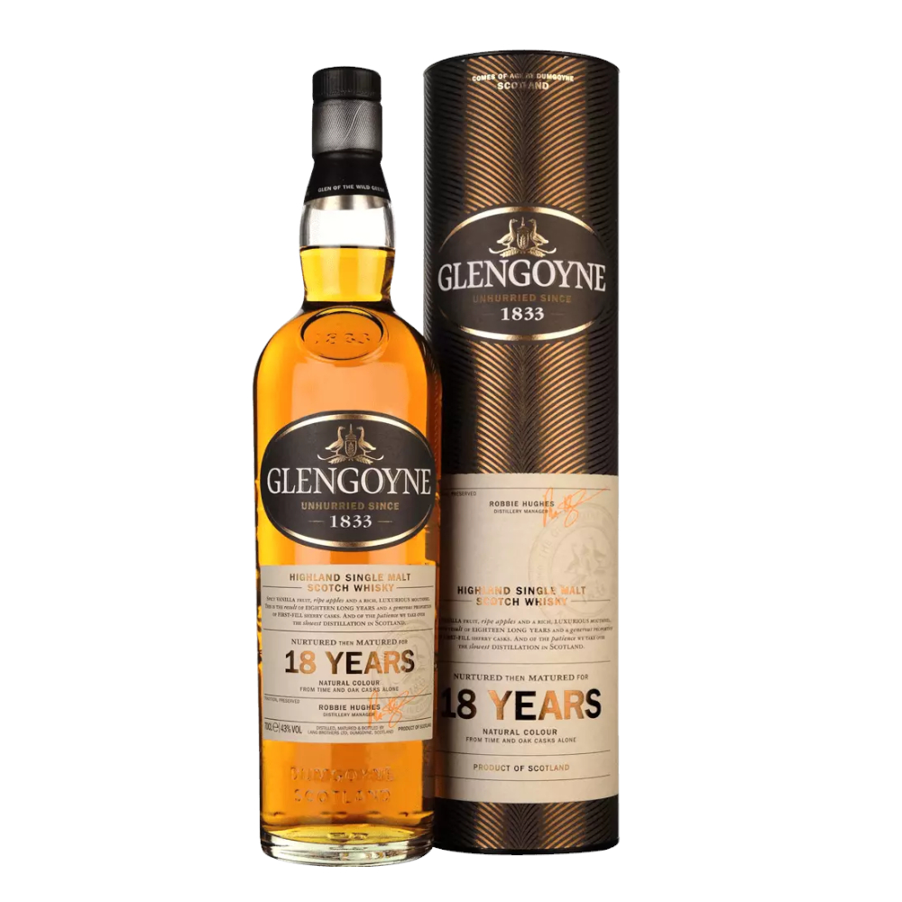 Whisky Glengoyne 18 YO 43% 700 ml tuba