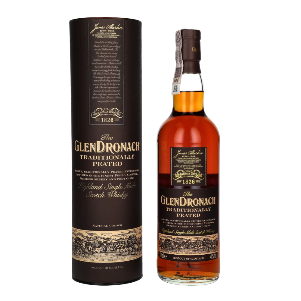 Whisky Glendronach Tradition Peated 48% 700 ml tuba