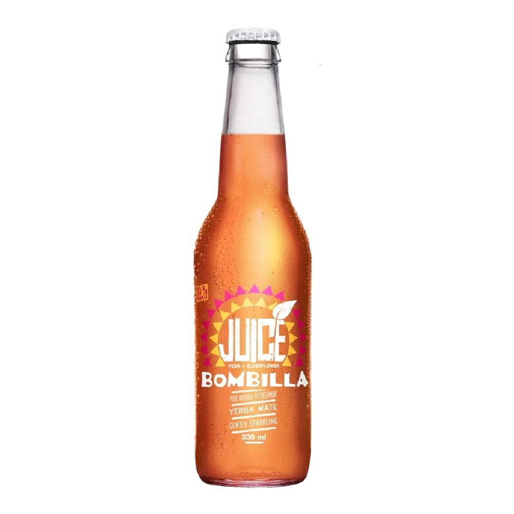 Napój Bombilla Juice Gruszka czarny bez 330 ml