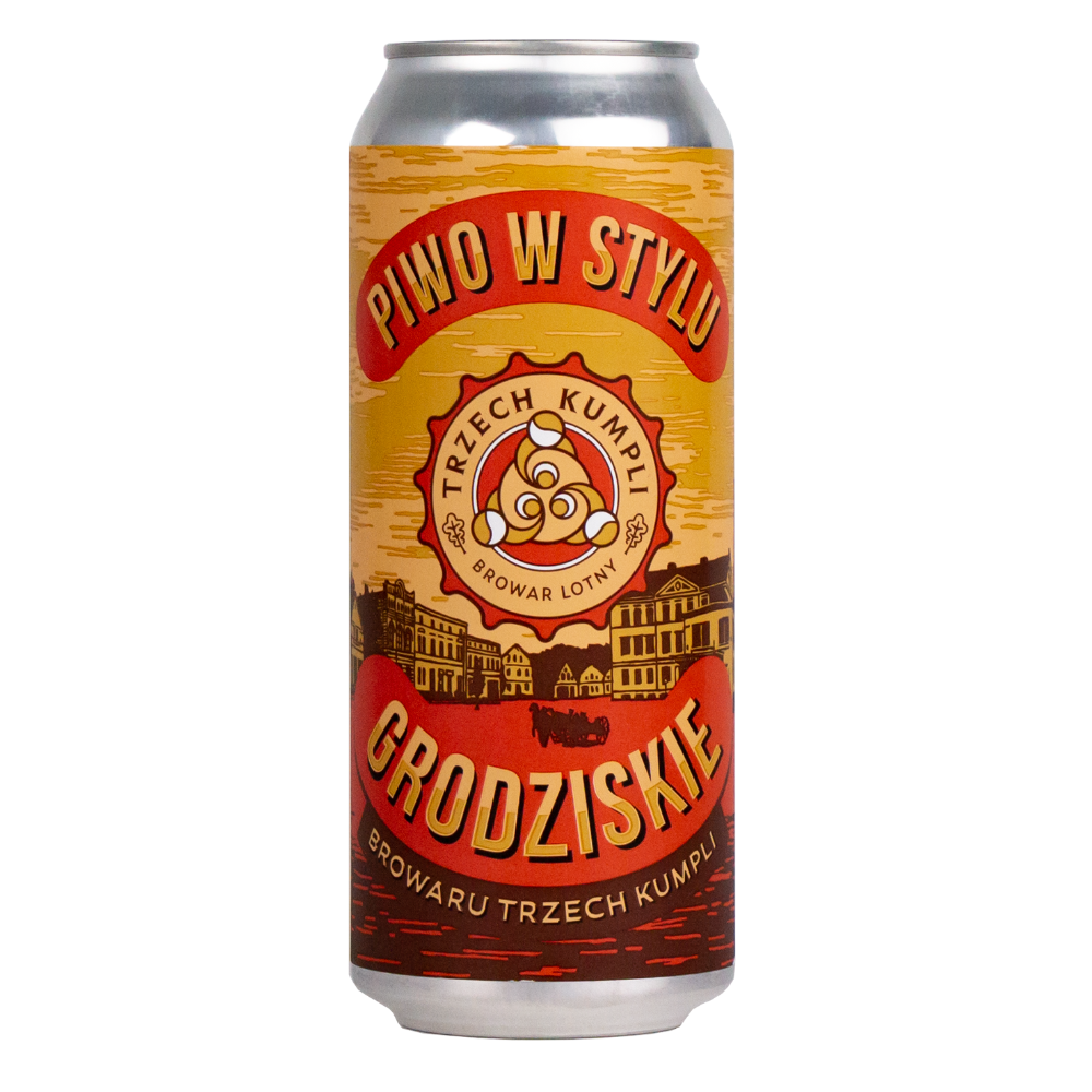 Piwo Trzech Kumpli w stylu Grodziskie 2,9% 500 ml Puszka