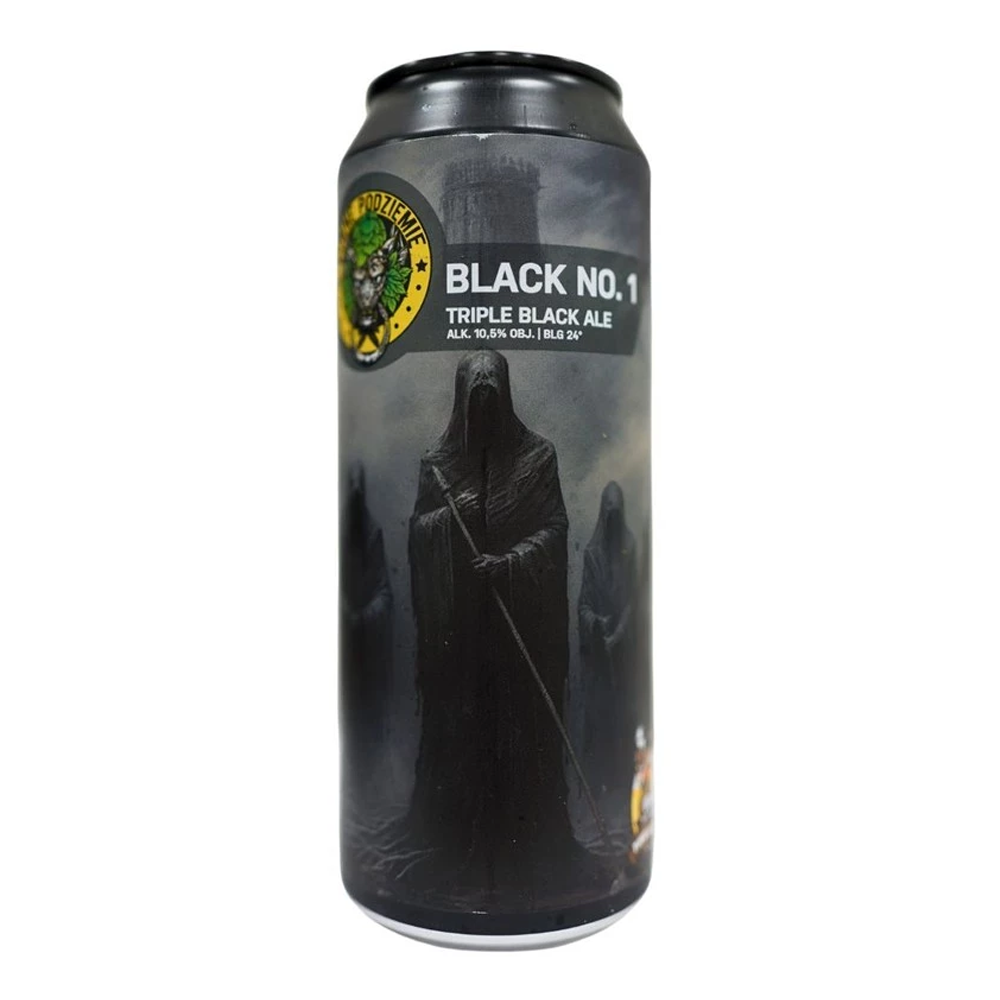 Piwo Piwne Podziemie Black no.1 10,5% 500 ml puszka