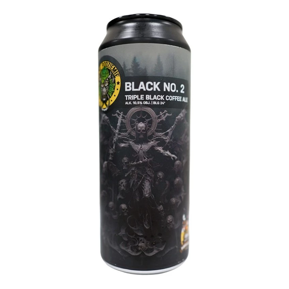 Piwo Piwne Podziemie Black no.2 10,5% 500 ml puszka