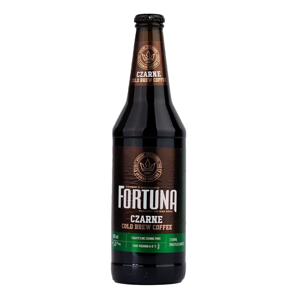 Piwo Fortuna Czarne Cold Brew 5,6% 500 ml