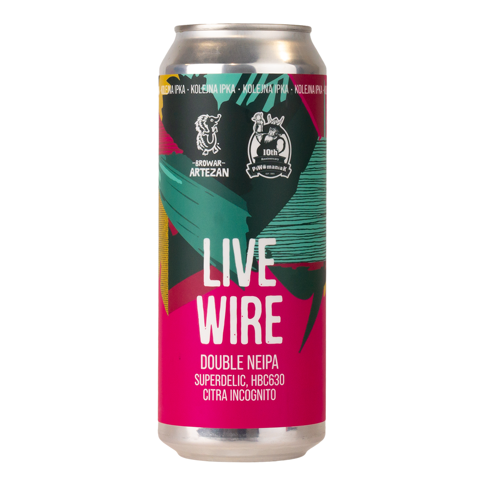 Piwo Artezan Live Wire 7% 500 ml puszka