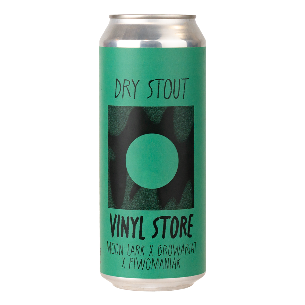 Piwo Moon Lark Vinyl Store. Irish Dry Stout 5,1% 500 ml puszka