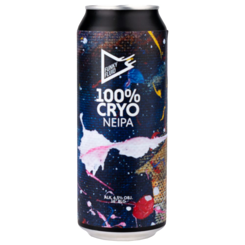 Piwo Funky Fluid 100% Cryo 6,5% 500 ml Puszka
